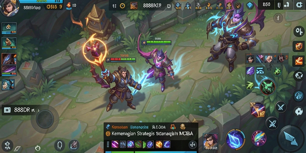 Tangkapan layar utama gameplay dinamis <strong>888IDR</strong>.