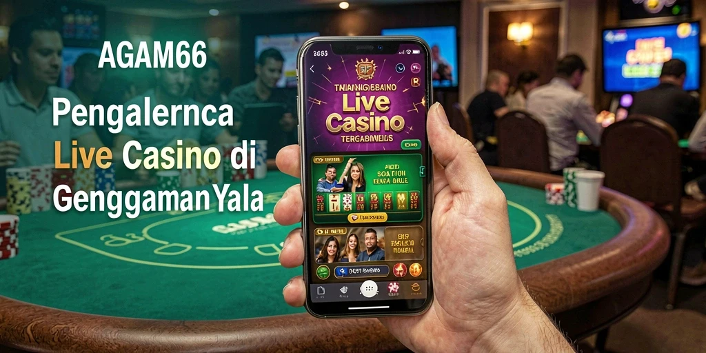 Gameplay Live Casino yang mendebarkan dan interaktif dengan dealer langsung.