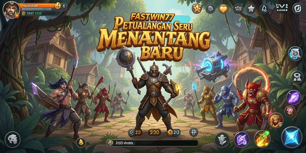 Tampilan seru dari gameplay petualangan di FASTWIN77.