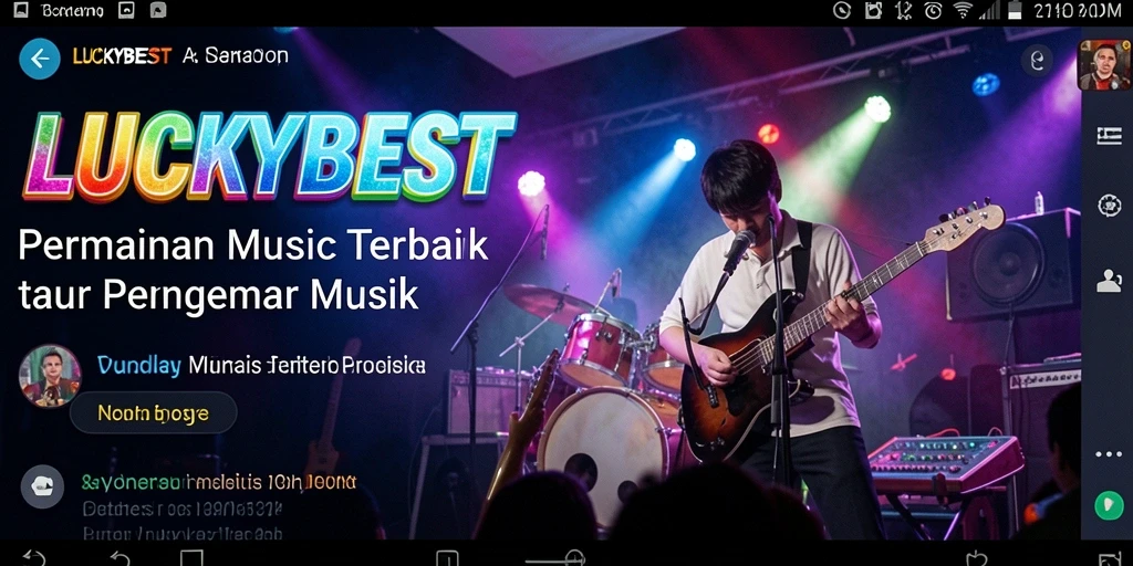 Tangkapan layar gameplay yang menampilkan aksi seru dalam LUCKYBEST.