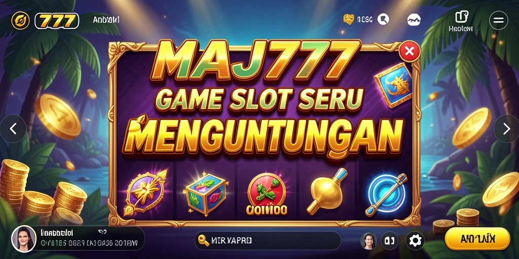 Tampilan gameplay seru dari mesin slot MAJ777.